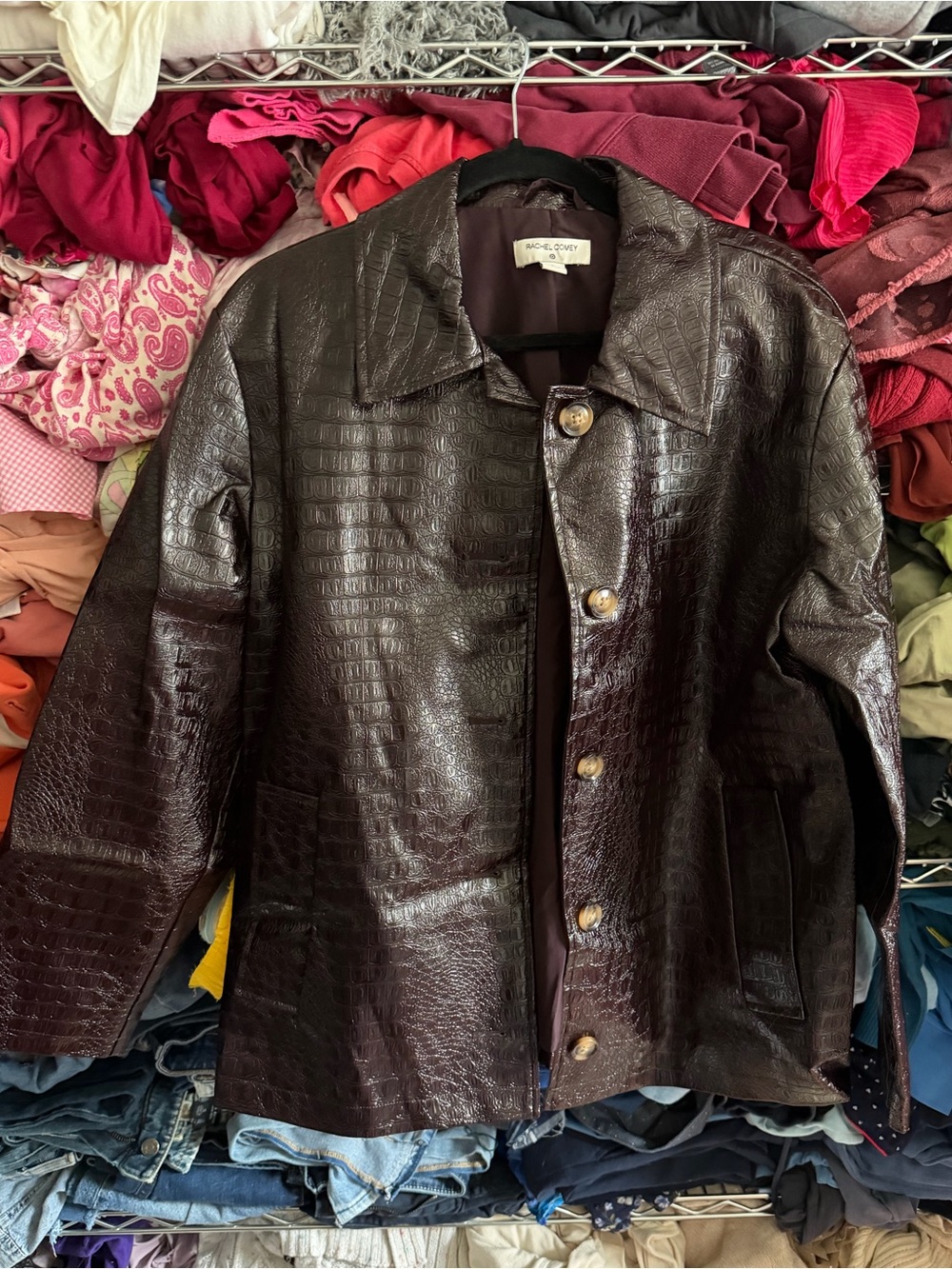 Rachel Comey Target Pleather Textured Jacket Size Large